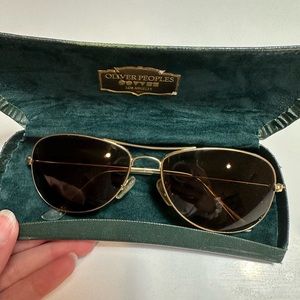 Oliver Peoples Women’s Aviator Sunglasses